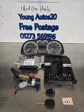 PEUGEOT 307 MK1 1.6 PETROL MANUAL ECU KIT SET IAW6LP2.01 9654722780