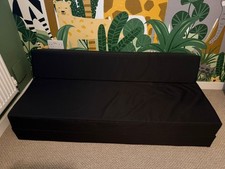 Black habitat double - black, sofa-bed