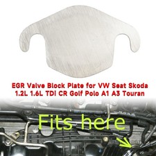 Egr valve deleted plate - egr, for