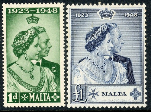 Malta 1949 249 250 - malta, sg.249-250