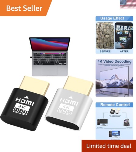 Crisp wireless hdmi adapter - 4k,