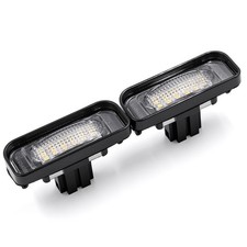 For Mercedes Benz W220 S430 S500 S600 White LED Number License Plate Light 2PCS