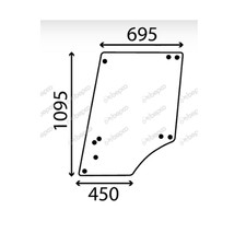 For John Deere Cab Door Glass