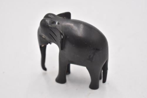 Vintage ebony elephant - ebony, hand
