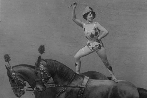 Blanche allerty with - blanche, circus
