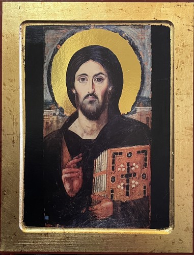 Christ pantocrator sinai - christ,