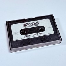 Light Pen 16k Sinclair Spectrum Cassette Only Vintage Retro Software