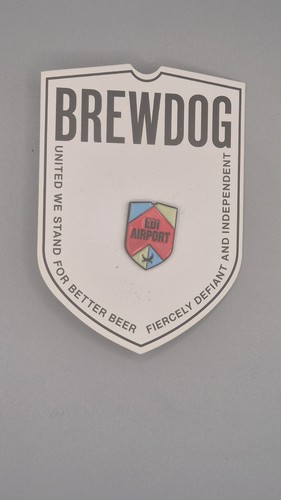 Brewdog edinburgh airport pin - brewdog,