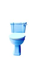 Sky blue art deco - sky, toilet