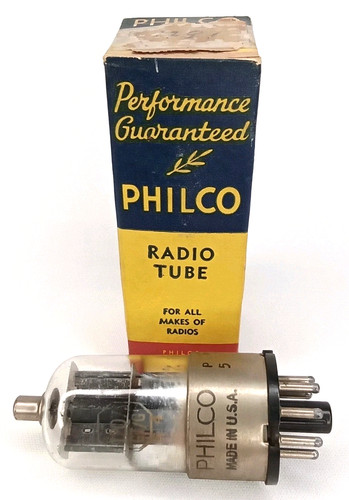 Antique 1940s radio tube - 1940s, &
