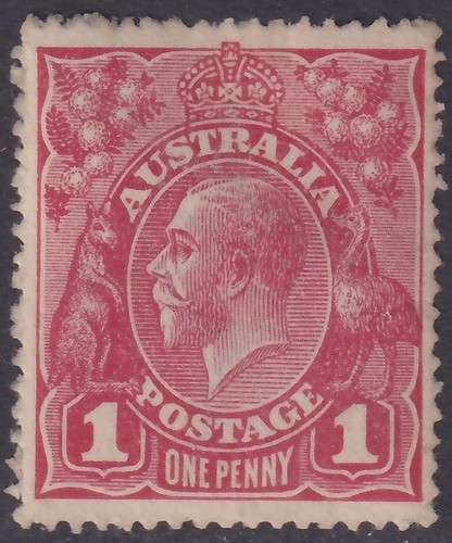 Aust kgv red single wk - single,