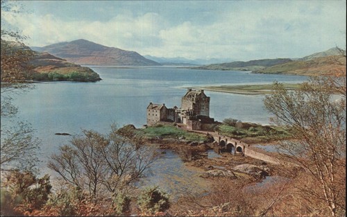 Vintage eilean donan - vintage,