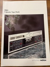 B215 Cassette Tape Deck Studer