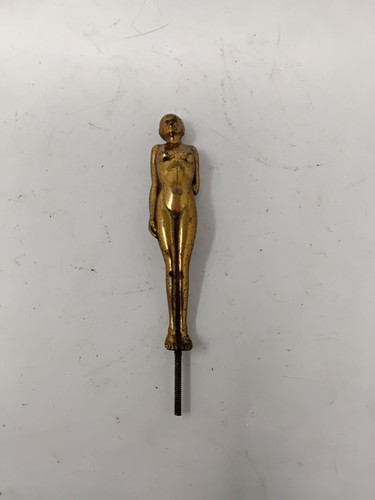 Art deco style nude - lady, brass