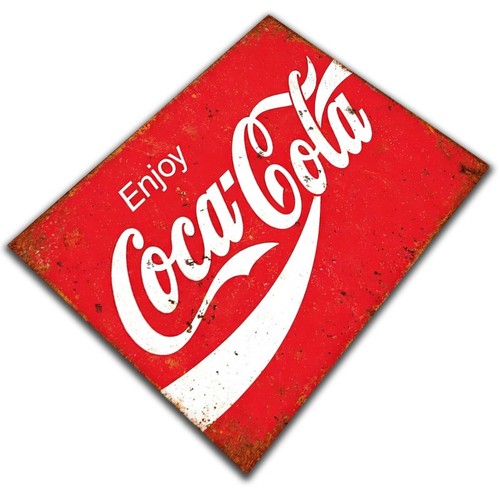Metal sign wall - plaque, enjoy