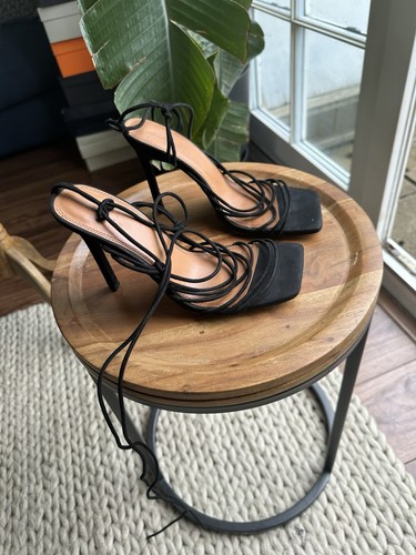Asos design black strappy - black,