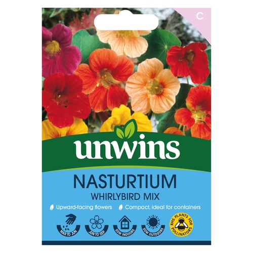 Nasturtium whirlybird mix - mix, |