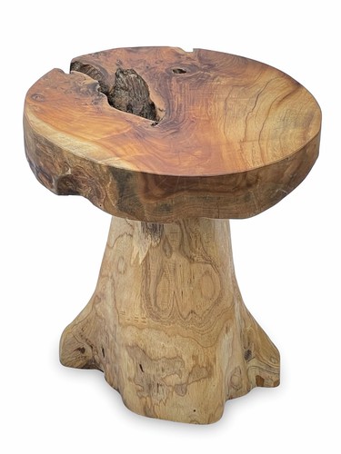 Round teak root - round,