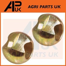 Pair Cat 2 Lower Link Linkage Ball for Massey Ferguson 365 390 550 565 Tractor