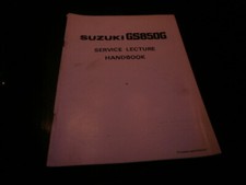 Suzuki GS850G Service Lecture