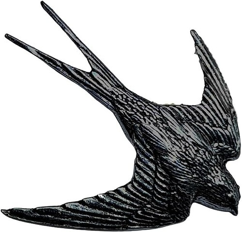 B25 swallow 3x4 9cm - b25, 5.3x4.9cm