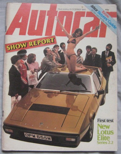 Autocar magazine 1980 - magazine, 25/10/1980