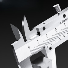 Mini Metal 100mm Vernier Caliper with Clear Etching for Accurate Measurement