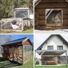 Weather Resistant Transparent Tarpaulin for Outdoor Equipment Coverage