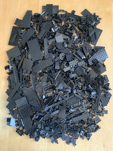 Lego black 1kg bulk bundle - lego,