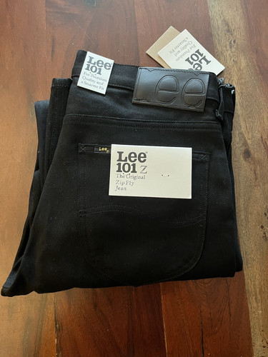 Lee 101 black 34 - z, mens