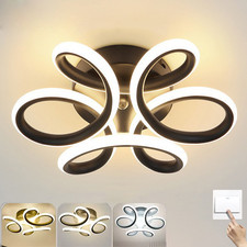 LED Ceiling Light Chandelier Lights Living Room Bedroom Dimmable Modern Lamp