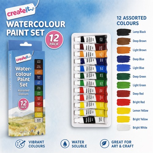 Watercolour paints set - watercolour,