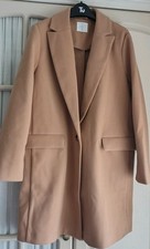 PRIMARK CAMEL COAT SIZE M NEW WITHOUT TAG 