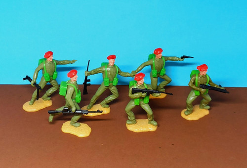 Timpo toys paratrooper with - timpo,