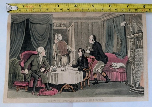 Two thomas rowlandson etchings - thomas,
