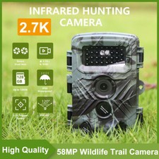 Hunting Trail Camera 58MP 1080P HD Night Vision Wildlife Camera Motion Activated
