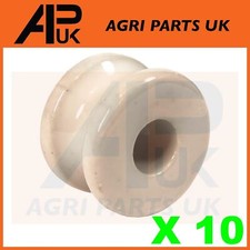 10 Small Porcelain Donut