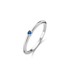 Ti Sento Milano Ring with Blue