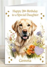 Personalised birthday card - personalised,