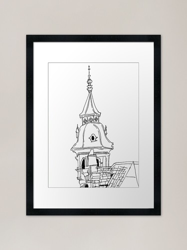 Building drawing art - drawing,
