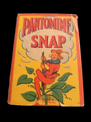 Vintage pantomime snap card - vintage,