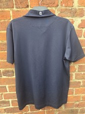 Footjoy Men's Blue Short Sleeve Golf Polo Shirt UK Size Large