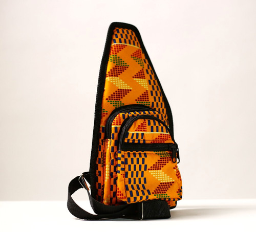 African kente print sling - kente,