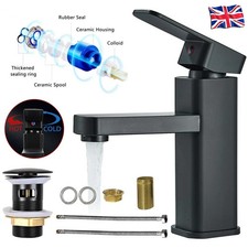 Black Cloakroom Basin Sink