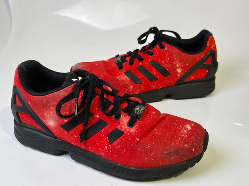 Adidas flux red - zx, black