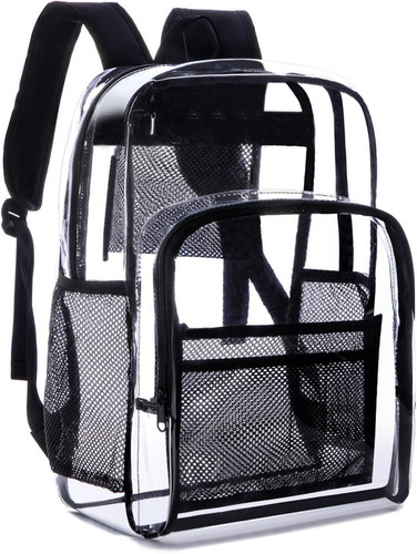 Transparent backpack with - backpack,