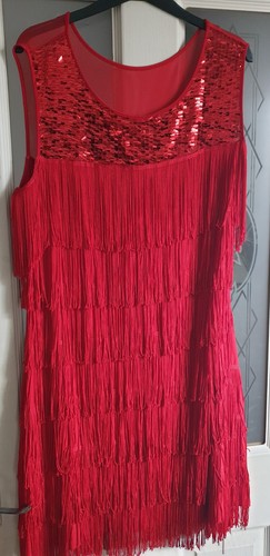 Roman vibrant red flapper - roman,