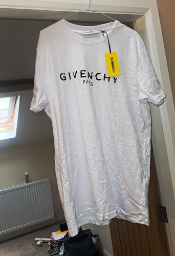 Givenchy men white logo - men's,