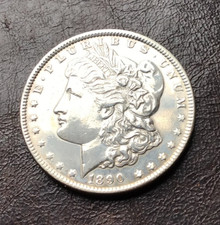 1890 Silver US Morgan Dollar