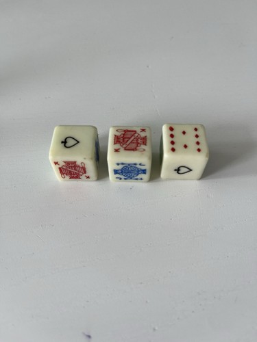 Vintage bakelite pokerdice - bakelite,
